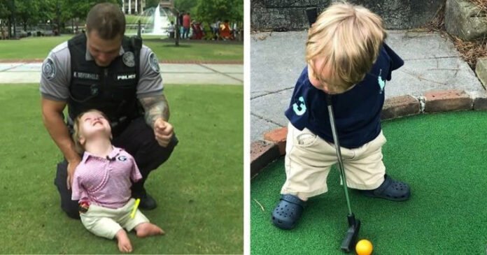 Mentorship Helps 6-Year-Old Boy with Disabilities Pursue His Dream of Becoming a Cop 1 Mentorship Helps 6-Year-Old Boy with Disabilities Pursue His Dream of Becoming a Cop.